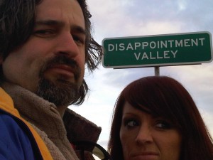 Jill and Kevin in Disappointment Valley, Colorado